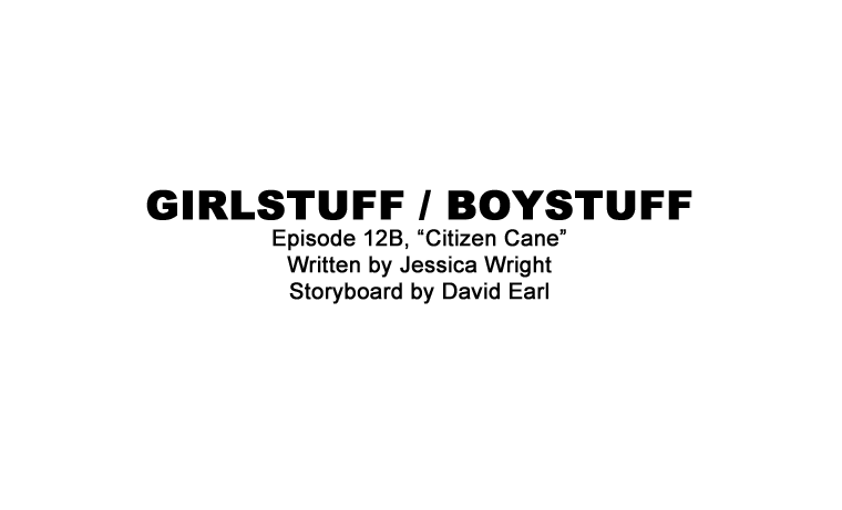 Portfolio - Storyboards - Decode - Girlstuff Boystuff - Citizen Cane