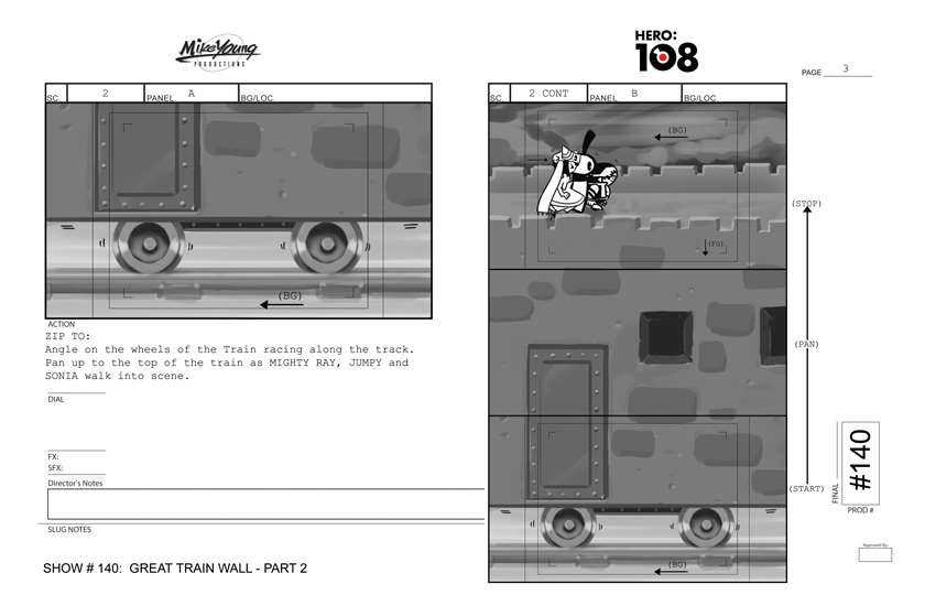 Portfolio - Storyboards - Sprite - Franklin B.C. - Great Train Wall - Part 2
