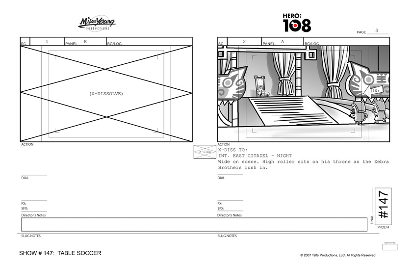 Portfolio - Storyboards - Sprite - Franklin B.C. - Table Soccer