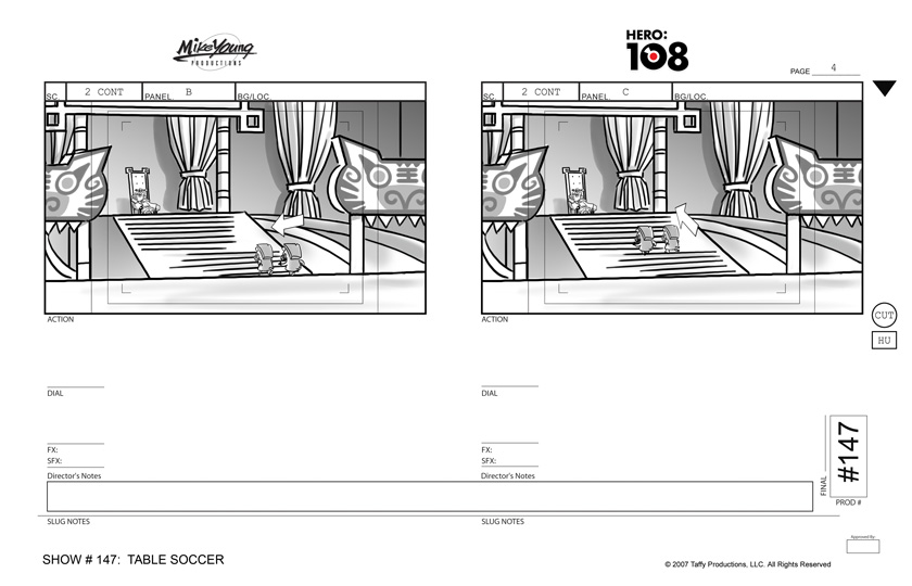 Portfolio - Storyboards - Sprite - Franklin B.C. - Table Soccer
