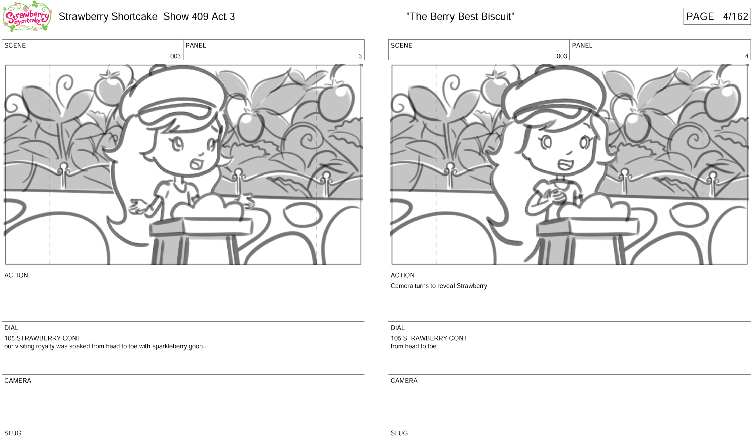 Portfolio - Storyboards - Nerd Corps - The Berry Best Biscuit