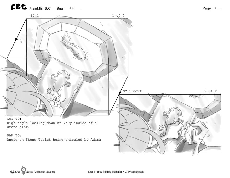 Portfolio - Storyboards - Studio B - Class of the Titans - Seq 13
