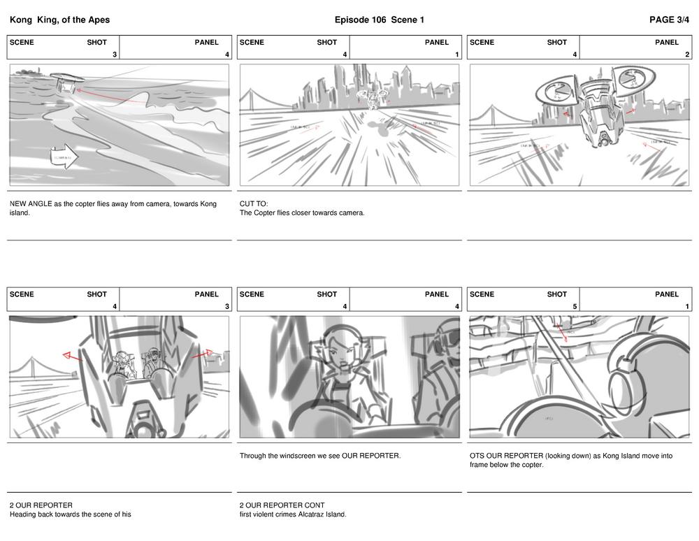 Portfolio - Storyboards - Studio B - Class of the Titans - Episode 106